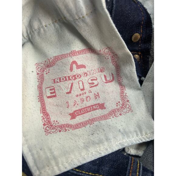 Evisu Genes Osaka Y2K Metallic Print Japanese Denim Jeans - Picture 7 of 7